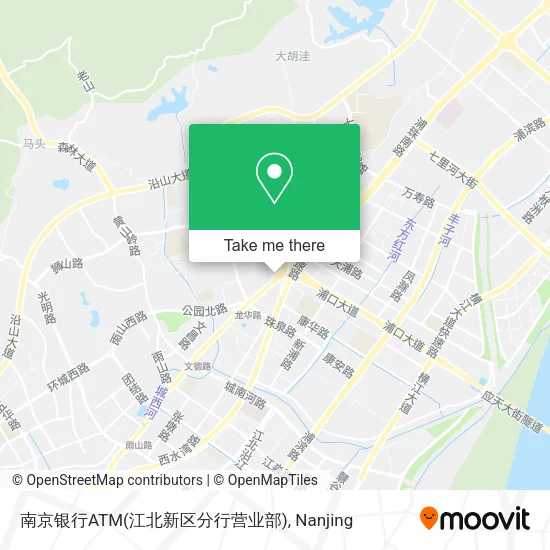 南京银行ATM(江北新区分行营业部) map