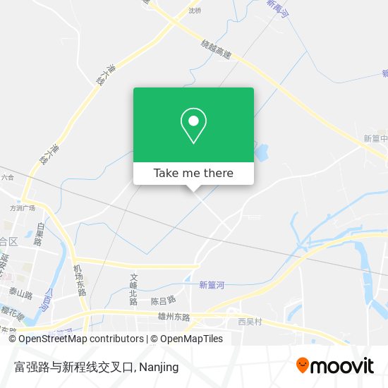 富强路与新程线交叉口 map
