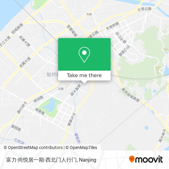 富力·尚悦居一期-西北门人行门 map