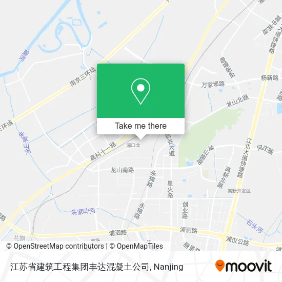 江苏省建筑工程集团丰达混凝土公司 map