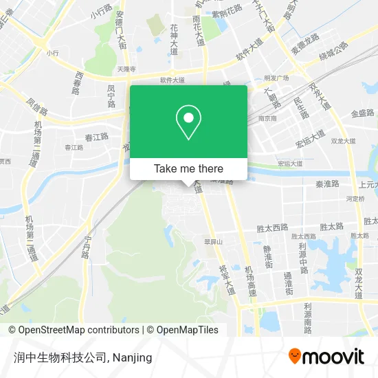 润中生物科技公司 map