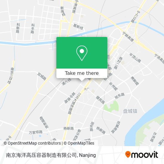南京海洋高压容器制造有限公司 map