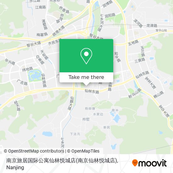 南京旅居国际公寓仙林悦城店(南京仙林悦城店) map