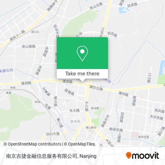 南京吉捷金融信息服务有限公司 map