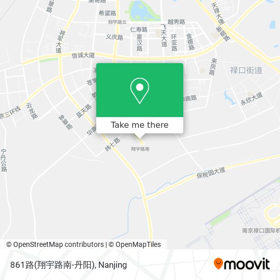 861路(翔宇路南-丹阳) map