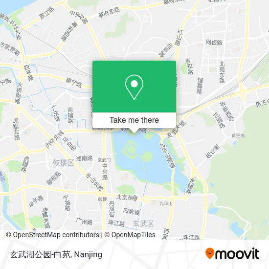 玄武湖公园-白苑 map