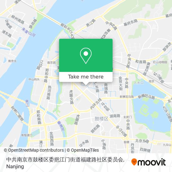 中共南京市鼓楼区委挹江门街道福建路社区委员会 map