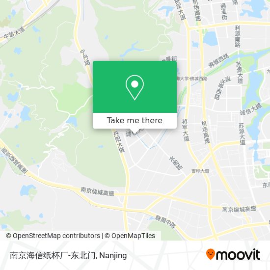 南京海信纸杯厂-东北门 map