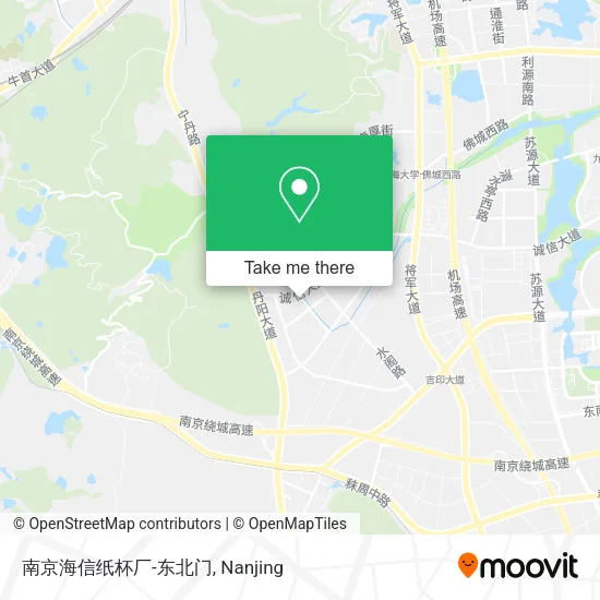 南京海信纸杯厂-东北门 map