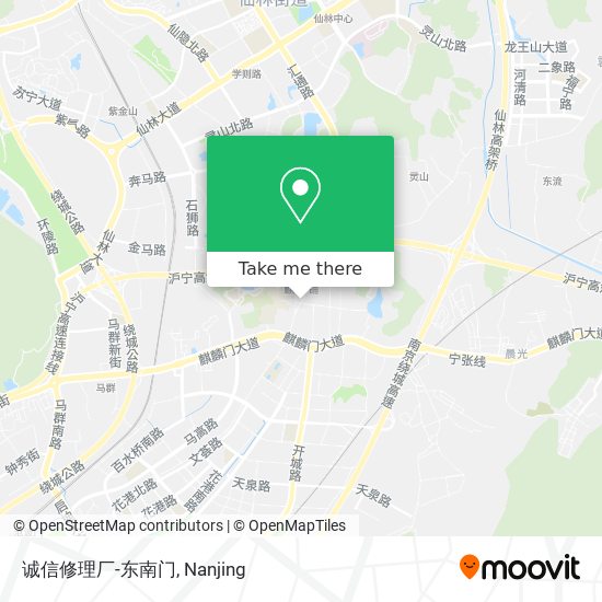 诚信修理厂-东南门 map