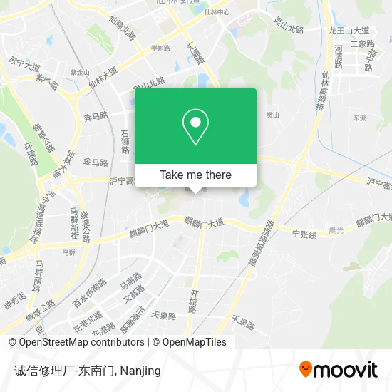 诚信修理厂-东南门 map