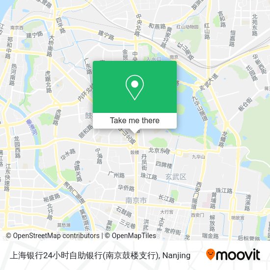 上海银行24小时自助银行(南京鼓楼支行) map