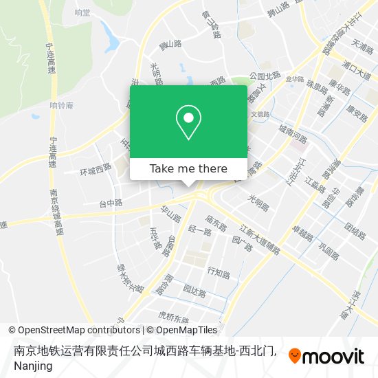 南京地铁运营有限责任公司城西路车辆基地-西北门 map