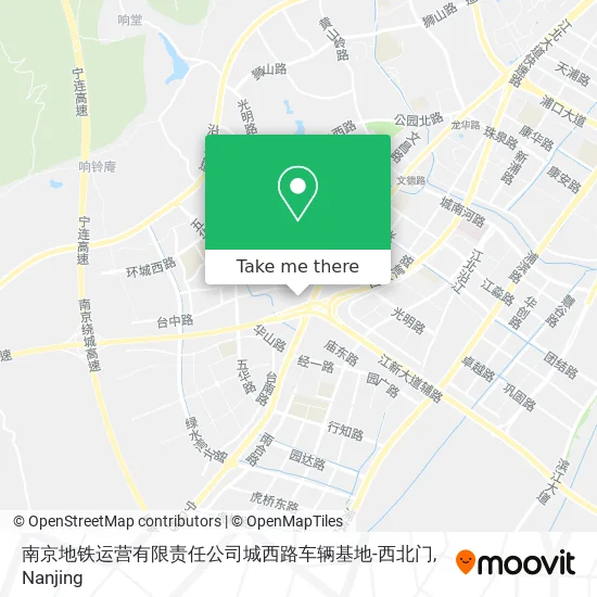 南京地铁运营有限责任公司城西路车辆基地-西北门 map