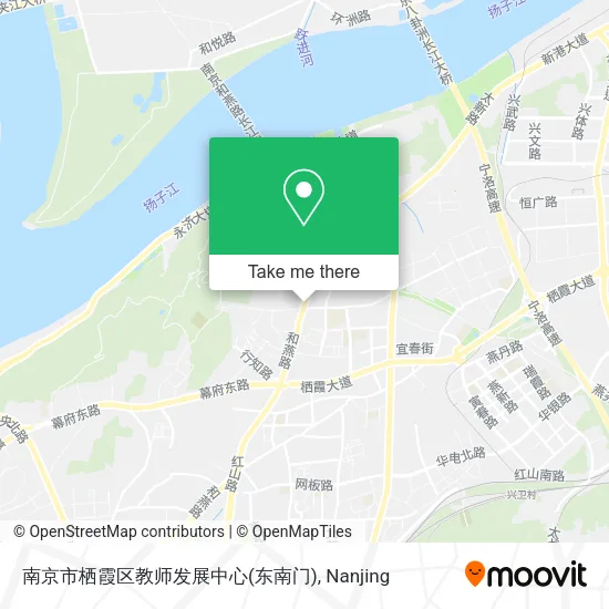 南京市栖霞区教师发展中心(东南门) map