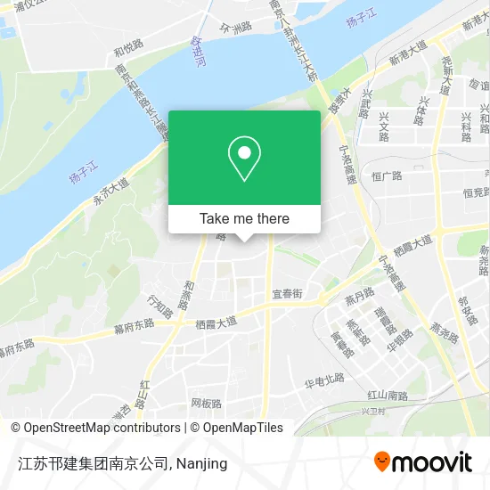 江苏邗建集团南京公司 map