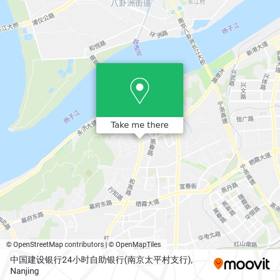 中国建设银行24小时自助银行(南京太平村支行) map