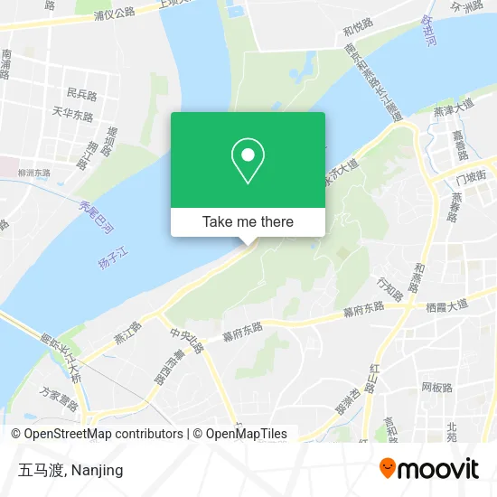 五马渡 map