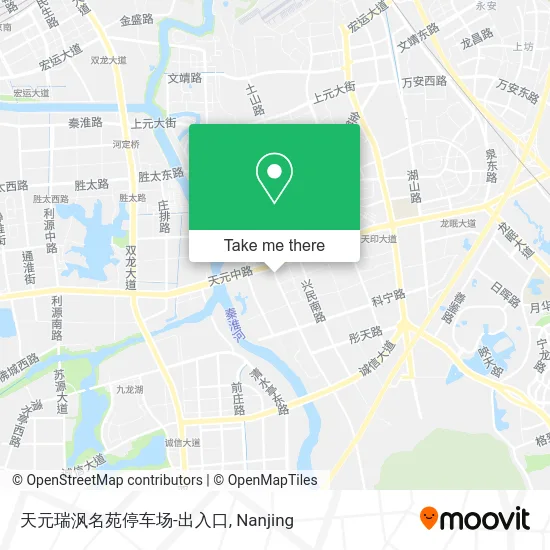 天元瑞沨名苑停车场-出入口 map