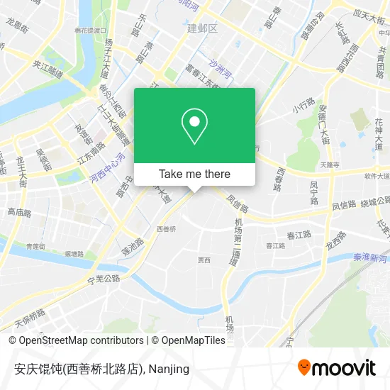 安庆馄饨(西善桥北路店) map