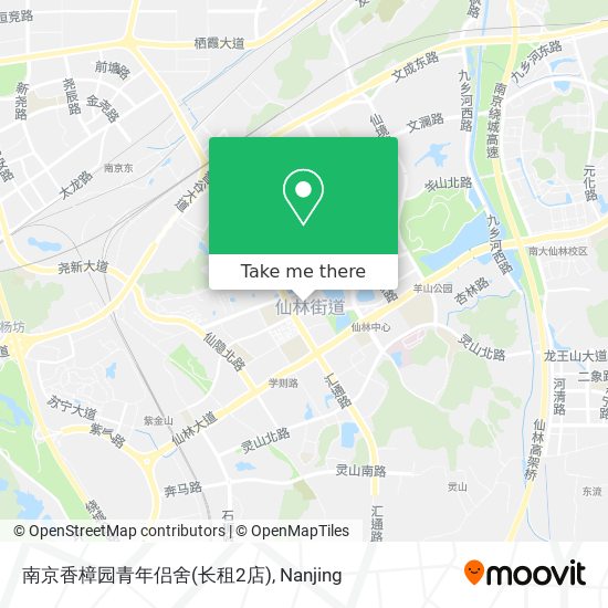 南京香樟园青年侣舍(长租2店) map