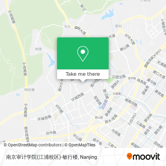 南京审计学院(江浦校区)-敏行楼 map