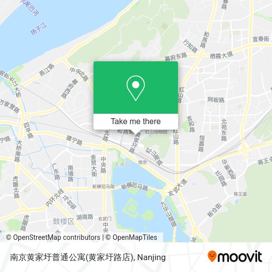 南京黄家圩普通公寓(黄家圩路店) map