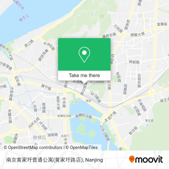 南京黄家圩普通公寓(黄家圩路店) map
