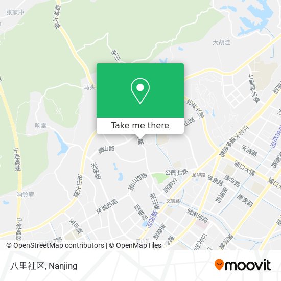 八里社区 map