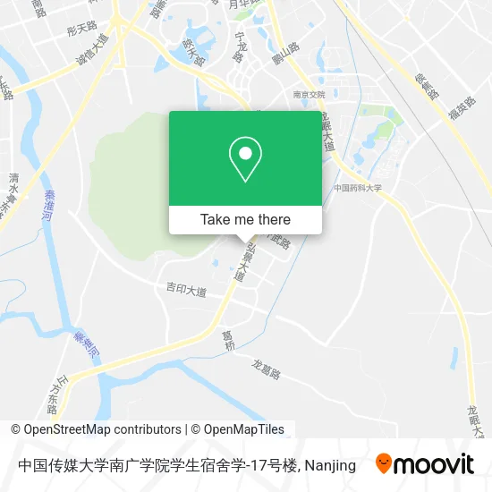 中国传媒大学南广学院学生宿舍学-17号楼 map