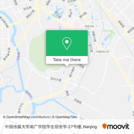中国传媒大学南广学院学生宿舍学-27号楼 map