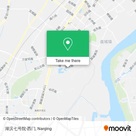 湖滨七号院-西门 map