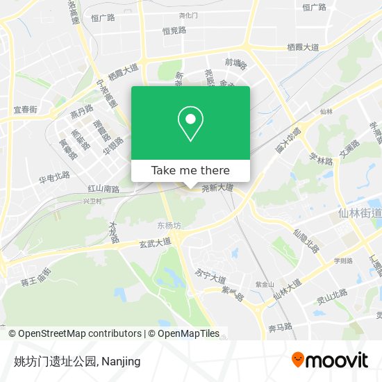 姚坊门遗址公园 map