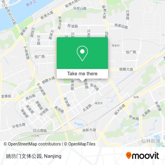 姚坊门文体公园 map