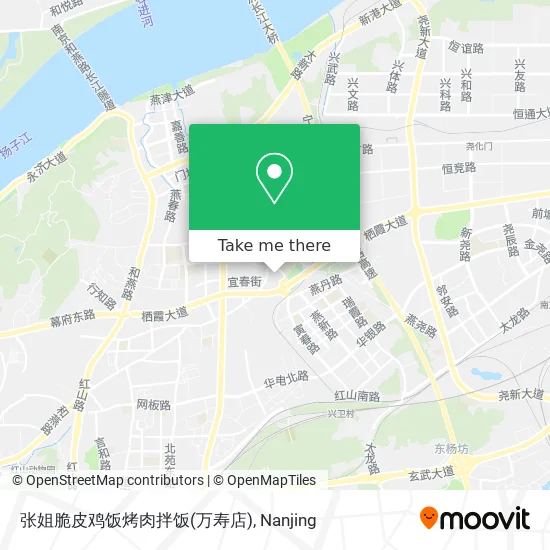 张姐脆皮鸡饭烤肉拌饭(万寿店) map