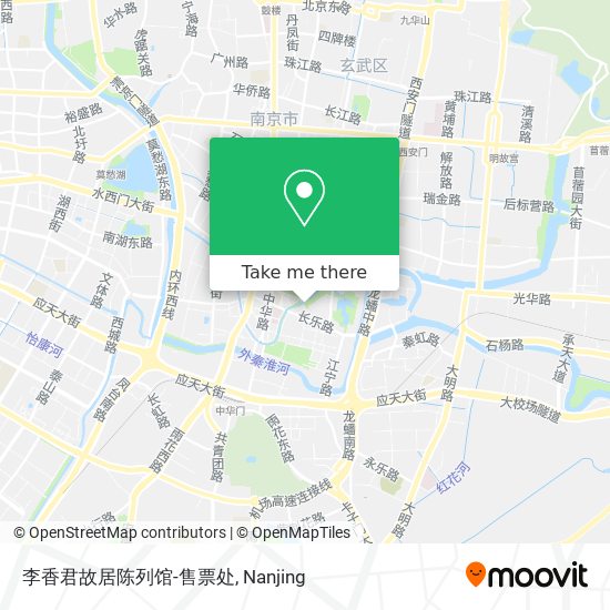 李香君故居陈列馆-售票处 map