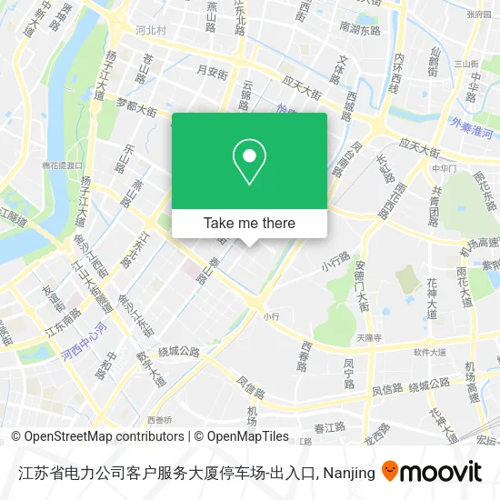 江苏省电力公司客户服务大厦停车场-出入口 map