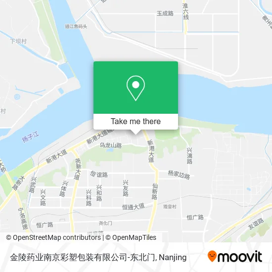 金陵药业南京彩塑包装有限公司-东北门 map