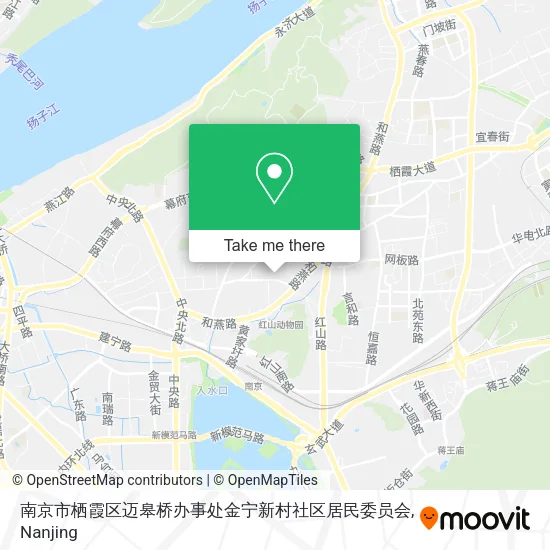 南京市栖霞区迈皋桥办事处金宁新村社区居民委员会 map