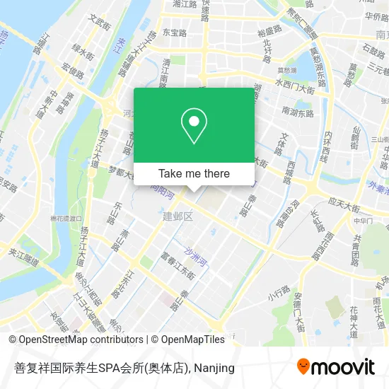 善复祥国际养生SPA会所(奥体店) map