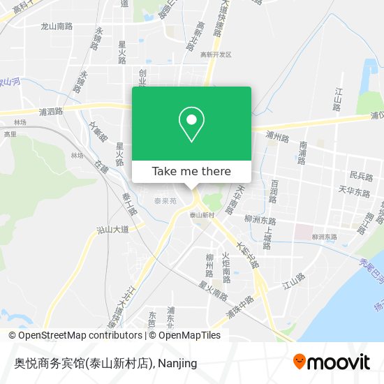奥悦商务宾馆(泰山新村店) map