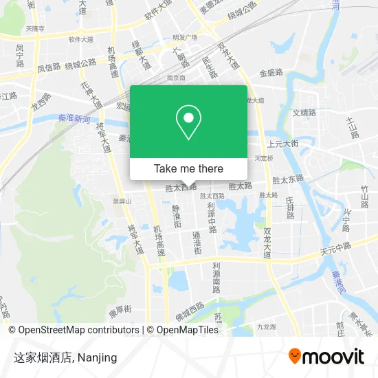 这家烟酒店 map