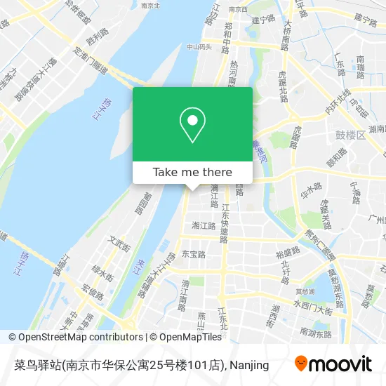 菜鸟驿站(南京市华保公寓25号楼101店) map