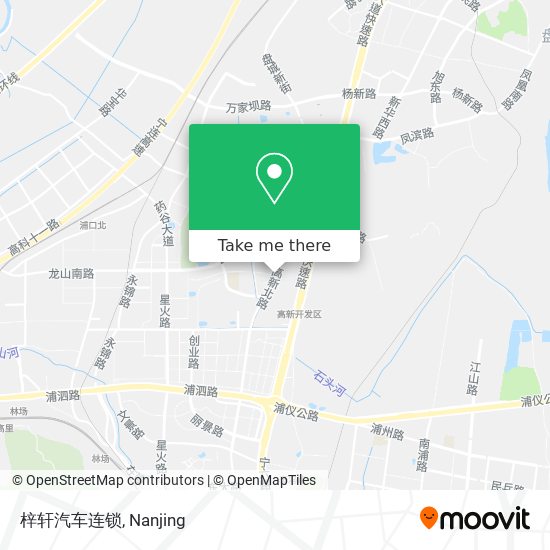 梓轩汽车连锁 map