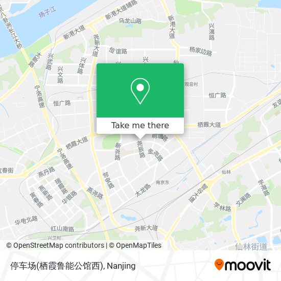 停车场(栖霞鲁能公馆西) map