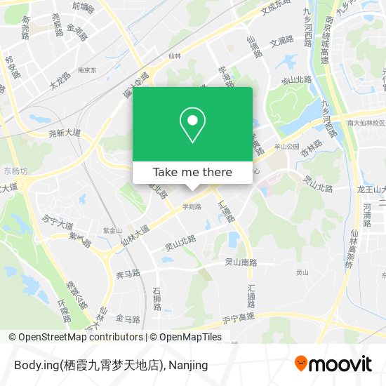 Body.ing(栖霞九霄梦天地店) map