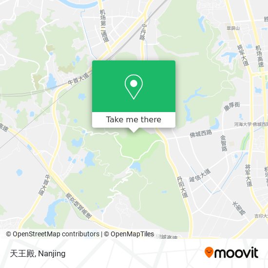 天王殿 map