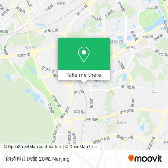 朗诗钟山绿郡-20栋 map