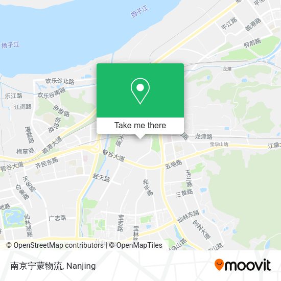 南京宁蒙物流 map