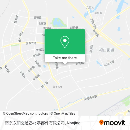 南京东阳交通器材零部件有限公司 map
